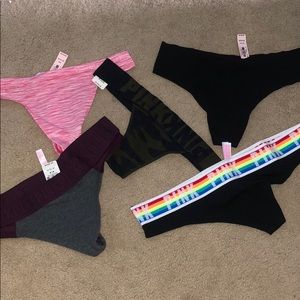 NEW Victoria’s Secret & Pink thong underwear
